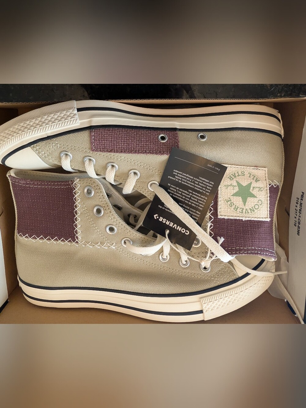 NEW In Box Converse Patchwork Hippie Surplis Trail Mixed High Top Unisex